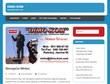 Tablet Screenshot of dimo-kom.com